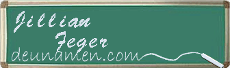 Jillian Feger Visitenkarte